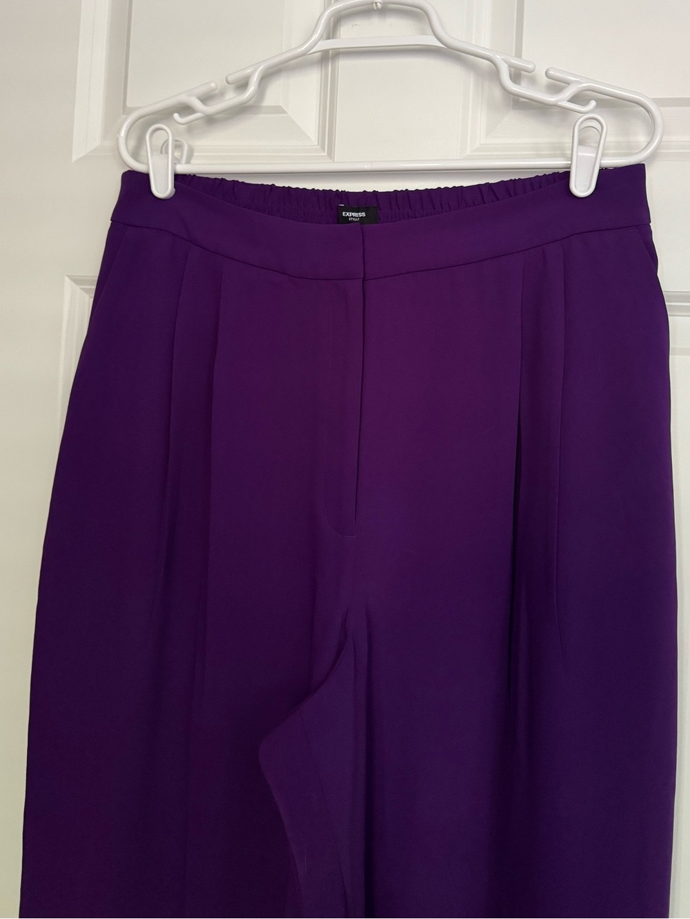 Size 14 Stylist High Waisted Pleated Wide Leg Pants 💜 - Picture 5 of 7